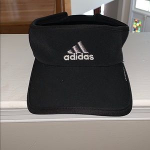 Mens Black Adidas Visor